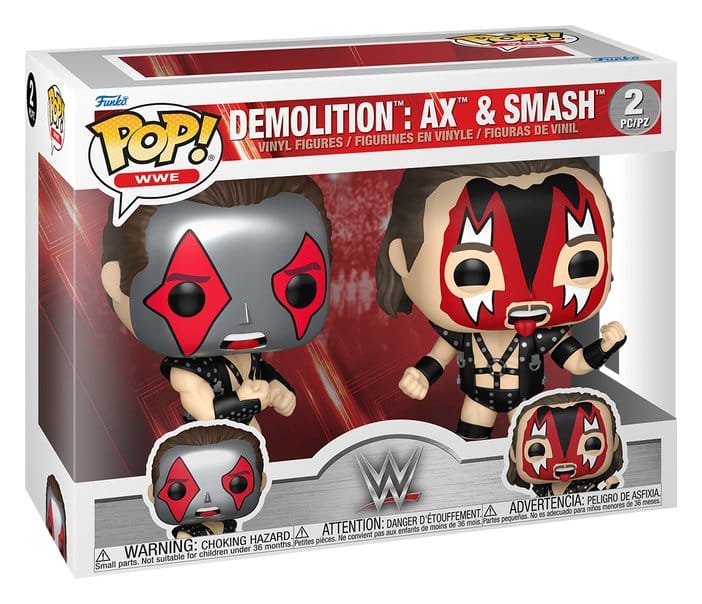 Funko WWE 2er-Pack Ax & Smash POP! Vinyl Figuren