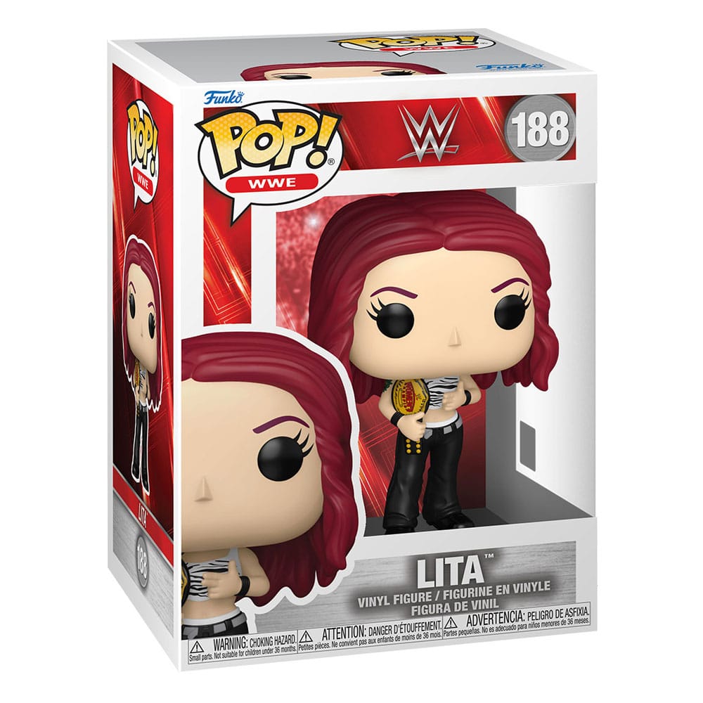 Funko WWE Lita with Championship Belt POP! Vinyl Figur