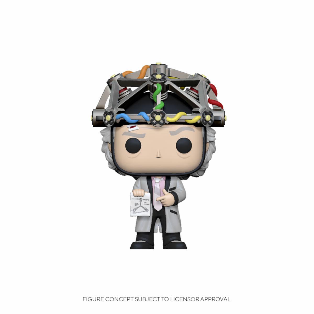 Funko Zurück in die Zukunft Doc w/Helmet POP! Vinyl Figur