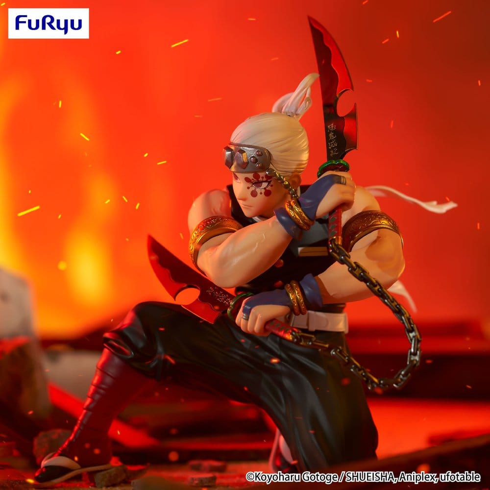 Furyu Demon Slayer Kimetsu no Yaiba Uzui Tengen Noodle Stopper Figur