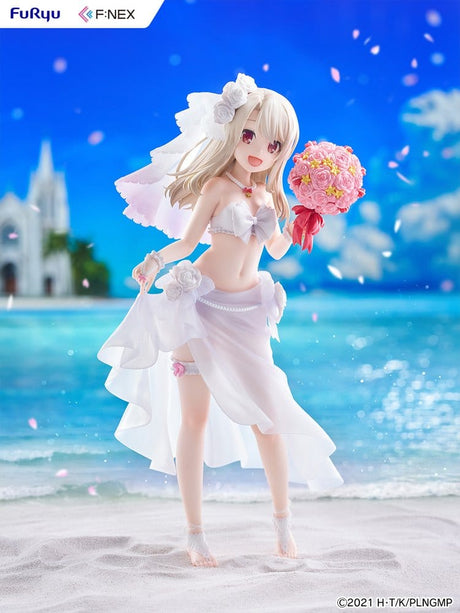 Furyu Fate Kaleid Liner Prisma Illya Licht The Nameless Girl Illyasviel Von Einzbern Wedding Swimsuit Ver. F NEX 1/7