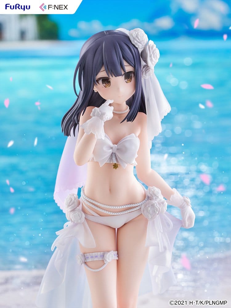 Furyu Fate Kaleid Liner Prisma Illya Licht The Nameless Girl Fanex Miyu Edelfelt Wedding Swimsuit Ver. 1/7 Figur