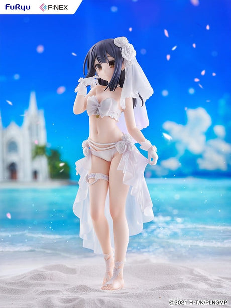 Furyu Fate Kaleid Liner Prisma Illya Licht The Nameless Girl Fanex Miyu Edelfelt Wedding Swimsuit Ver. 1/7 Figur