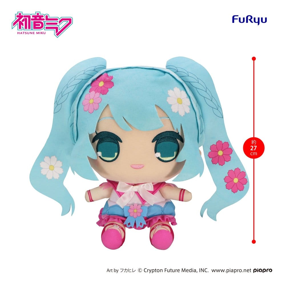 Furyu Hatsune Miku Kyurumaru Big Cosmos Plüschfigur