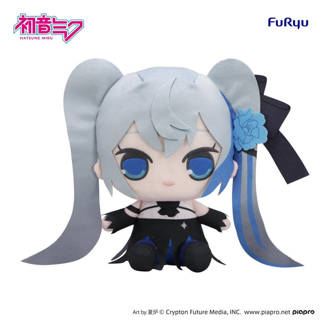 Furyu Hatsune Miku Kyurumaru Blue Rose Big Plüschfigur