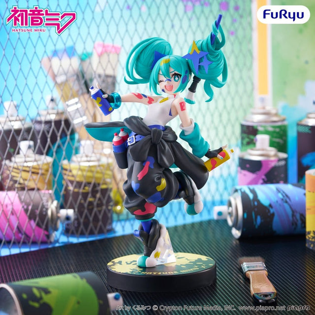 Furyu Hatsune Miku Muchute Paint Girl Another Color Ver. Statue