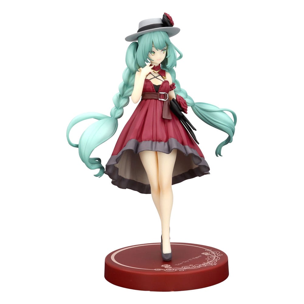Furyu Hatsune Miku Trio-Try-iT Hatsune Miku Outing Dress Red Color Ver. Statue