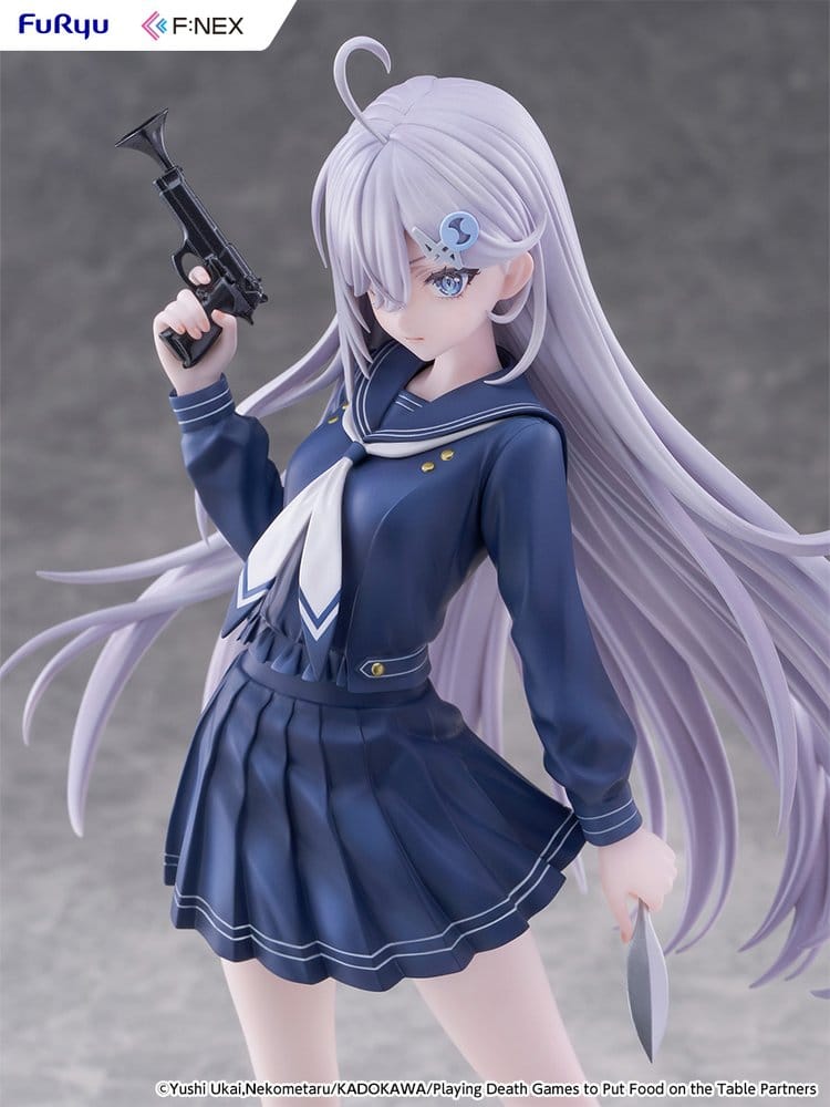 Furyu Playing Death Games to Put Food on the Table Yuki School Uniform Ver. 1/7 Figur