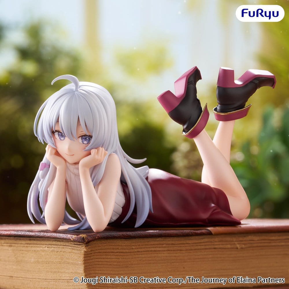 Furyu The Journey Of Elaina Elaina Noodle Stopper Lying Down Ver. Figur