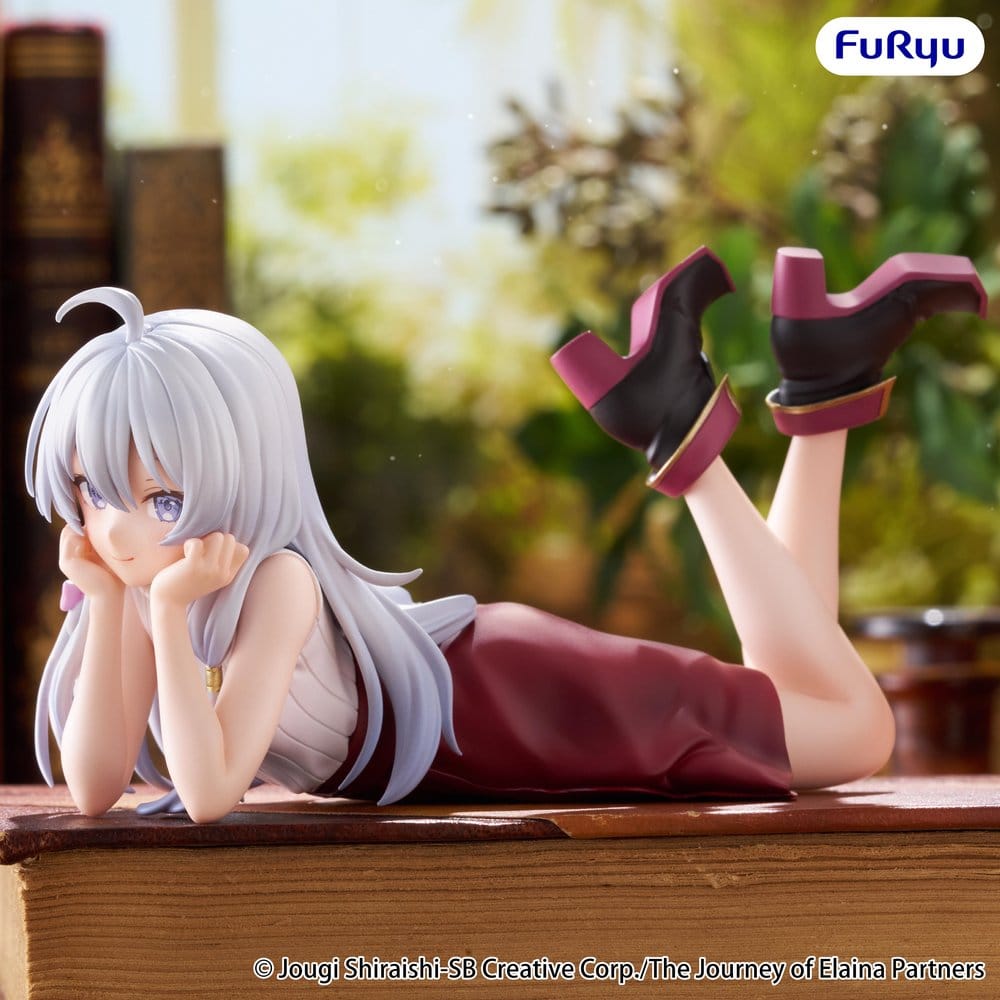 Furyu The Journey Of Elaina Elaina Noodle Stopper Lying Down Ver. Figur