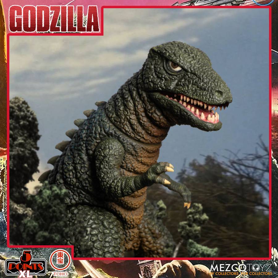 Godzilla - Destroy All Monsters 1968 5 Points XL Box Set Round 2 Actionfiguren
