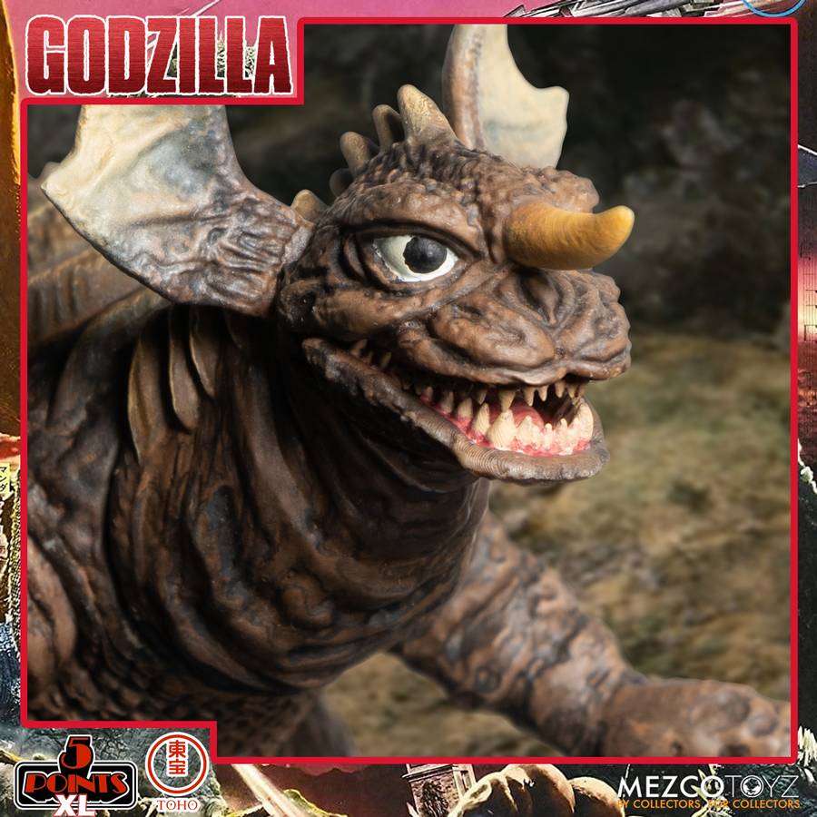 Godzilla - Destroy All Monsters 1968 5 Points XL Box Set Round 2 Actionfiguren