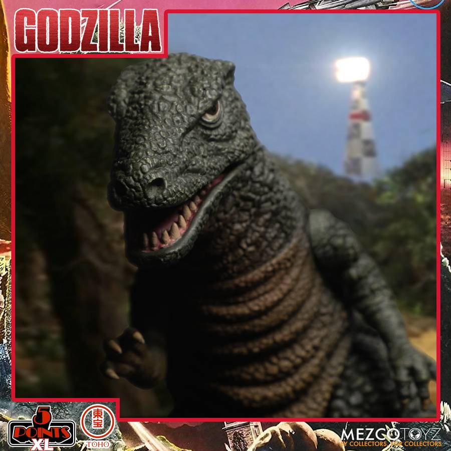 Godzilla - Destroy All Monsters 1968 5 Points XL Box Set Round 2 Actionfiguren