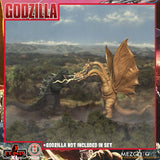 Godzilla - Destroy All Monsters 1968 5 Points XL Box Set Round 2 Actionfiguren