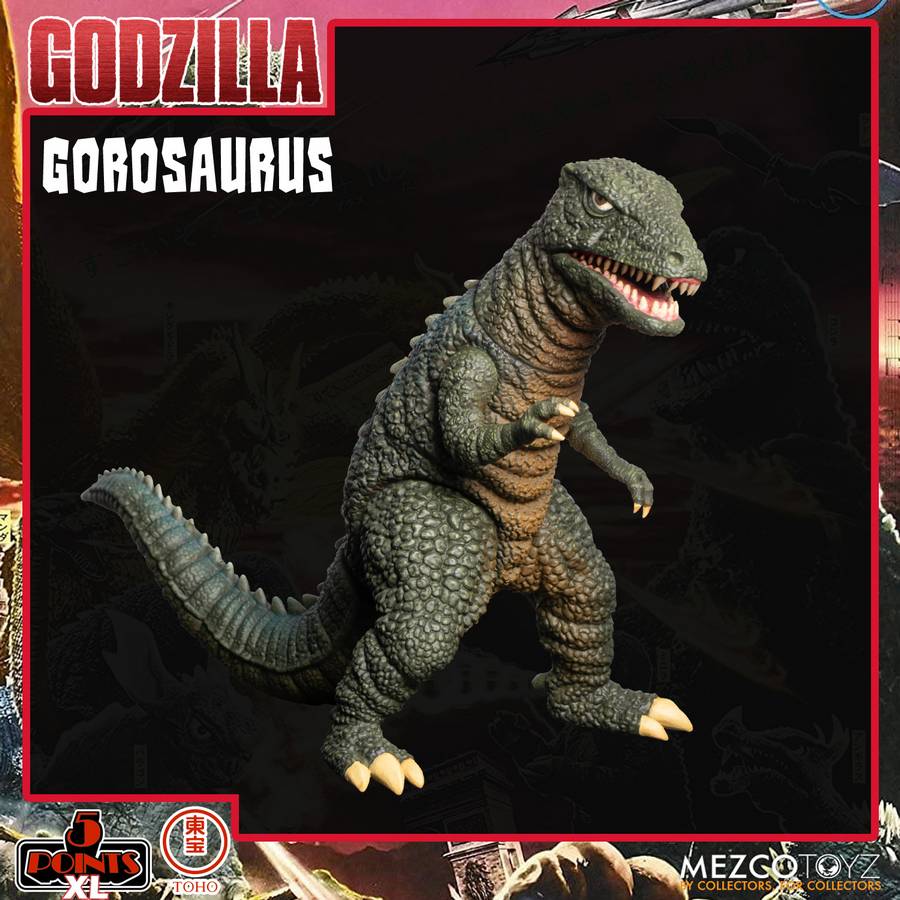 Godzilla - Destroy All Monsters 1968 5 Points XL Box Set Round 2 Actionfiguren