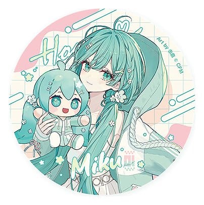 Good Smile Company Character Vocal Series 01 Hatsune Miku Miku Hug Series Anstecknadel Flower Ver. Umkarton (10)