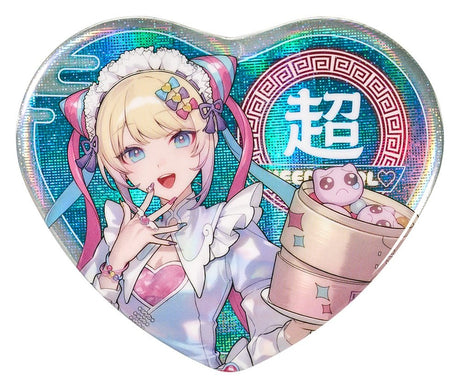 Good Smile Company Needy Streamer Overload Needy Streamer Chinese Restaurant Series Heart-Shaped Ansteckbutton