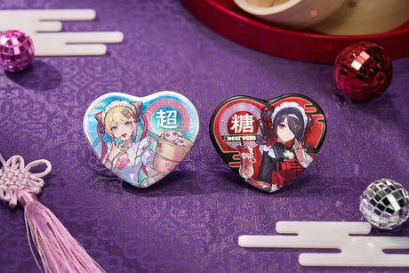 Good Smile Company Needy Streamer Overload Needy Streamer Chinese Restaurant Series Heart-Shaped Ansteckbutton Ame