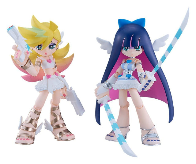 Good Smile Company New Panty & Stocking With Garterbelt Figma Panty & Stocking Angel Ver. 2er-Pack Actionfiguren