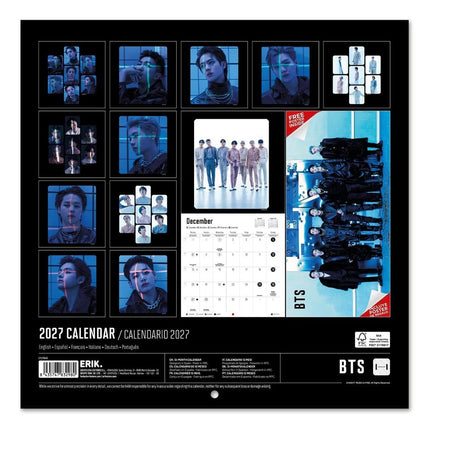 Grupo Erik BTS Wandkalender 2027