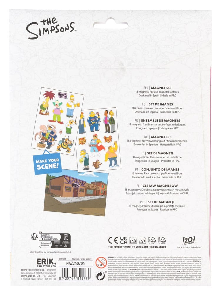 Grupo Erik Die Simpsons Figuren Bürger Magnet Set