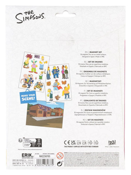 Grupo Erik Die Simpsons Figuren Bürger Magnet Set