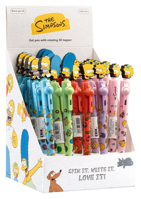 Grupo Erik Die Simpsons Kugelschreiber mit drehbarer Deckkappe Display (25)