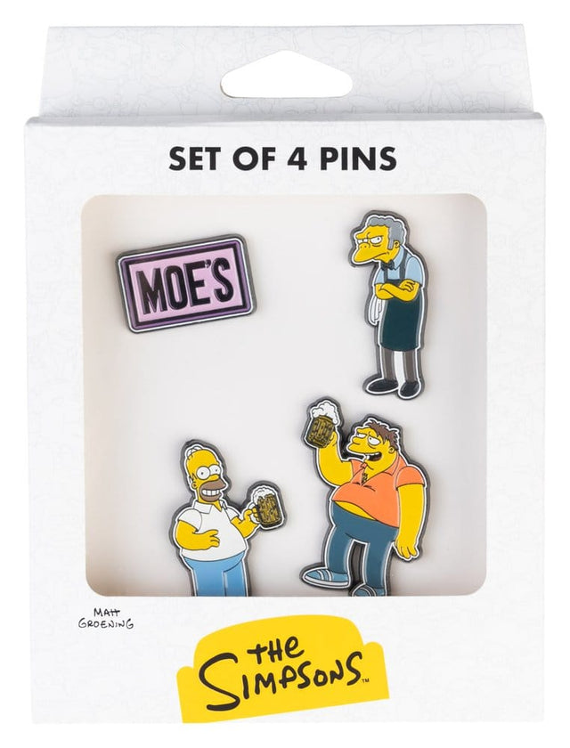 Grupo Erik Die Simpsons Moe’s Tavern Ansteck-Pins 4er Set