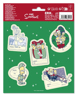 Grupo Erik Die Simpsons Selbstklebende Weihnachtsetiketten Premium (10)