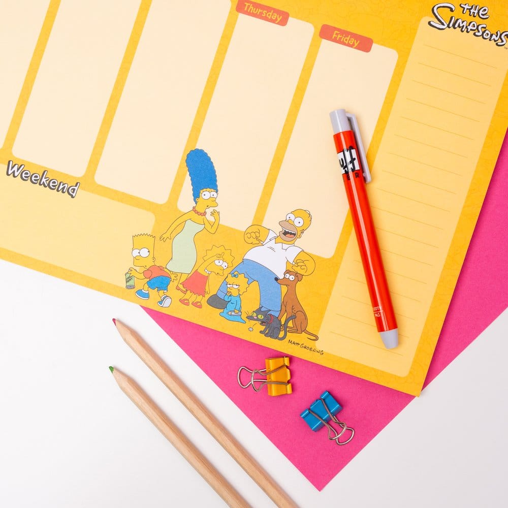 Grupo Erik Die Simpsons Wochenplaner A4