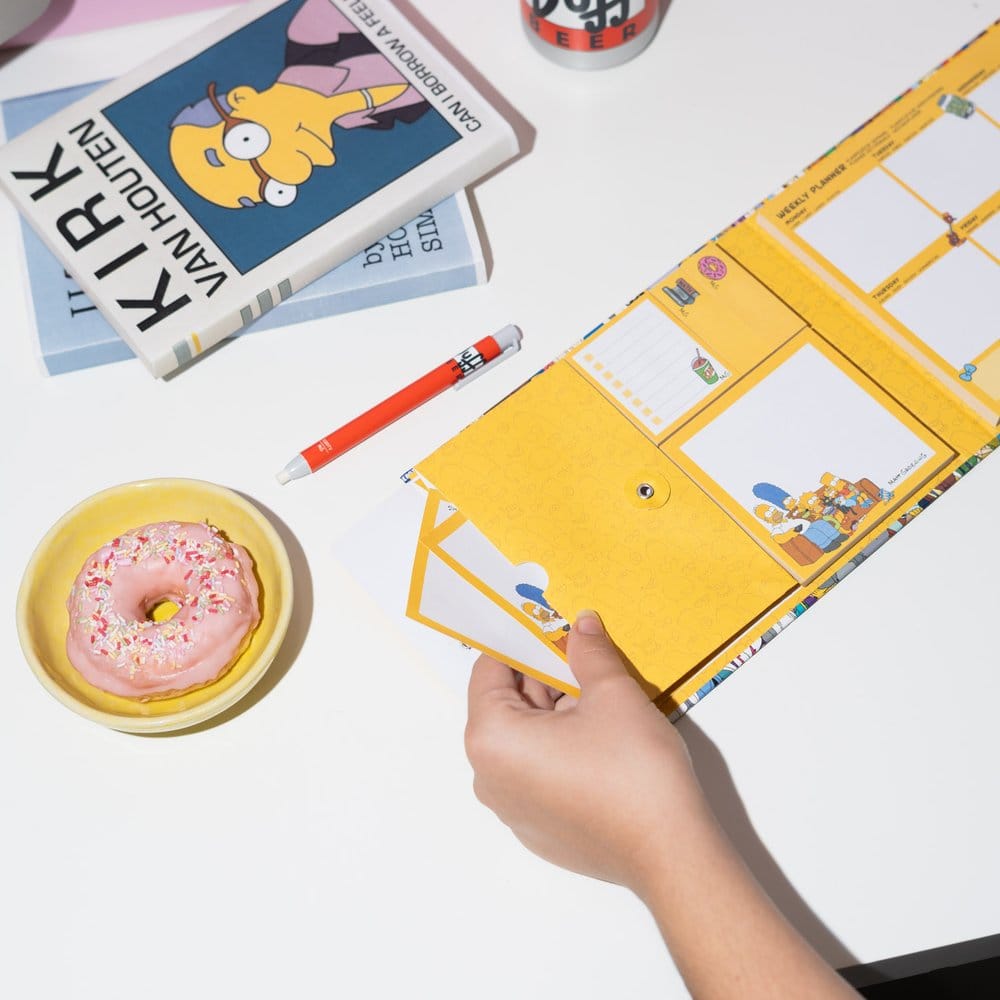 Grupo Erik Die Simpsons Wochenplaner mit Haftnotizen