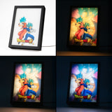 Grupo Erik Dragon Ball Super LED-Druck Mit Rahmen