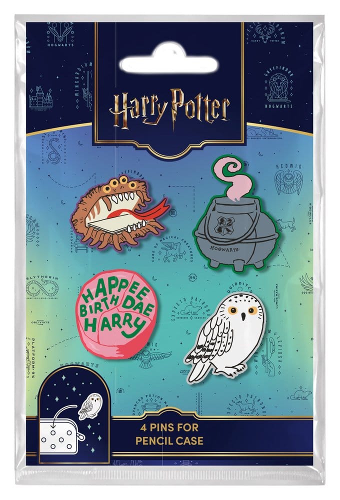 Grupo Erik Harry Potter Ansteck-Pins 4er Set