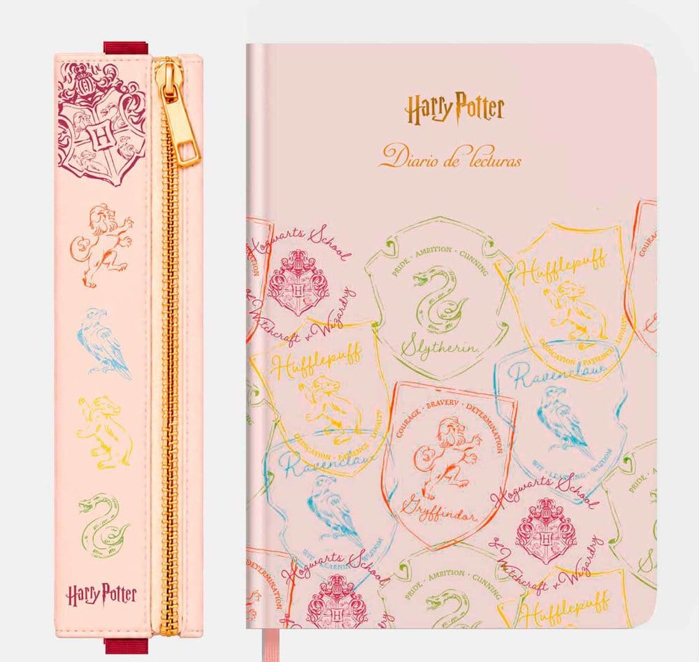 Grupo Erik Harry Potter The Readers Club mit integrierter Tasche Spanisch *Spanische Version* Lesejournal