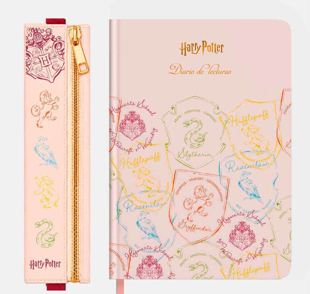Grupo Erik Harry Potter The Readers Club mit integrierter Tasche Spanisch *Spanische Version* Lesejournal
