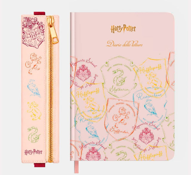 Grupo Erik Harry Potter The Readers Club mit integrierter Tasche Italienisch *Italienische Version* Lesejournal