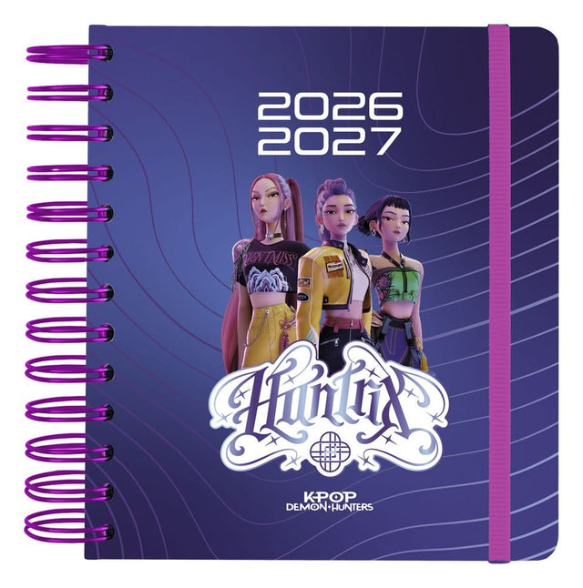Grupo Erik KPop Demon Hunters Tagesplaner Terminkalender 2026/2027 A5