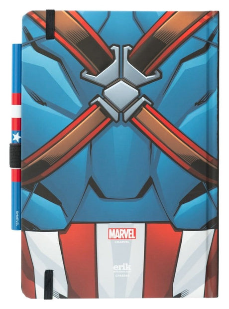 Grupo Erik Marvel Captain America Premium Notizbuch Uniform Mit Stift A5