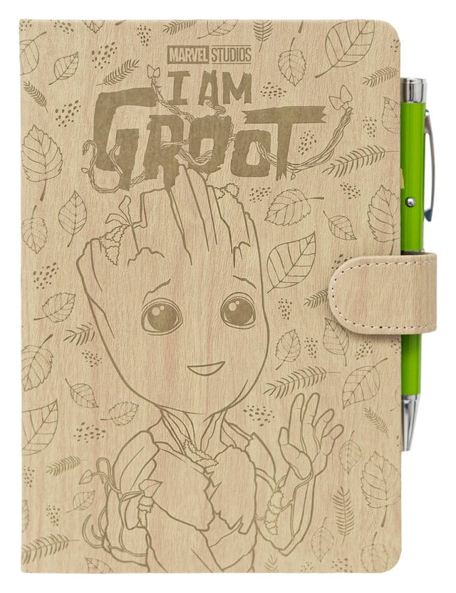 Grupo Erik Marvel Groot Premium Notizbuch mit Projektor-Stift A5
