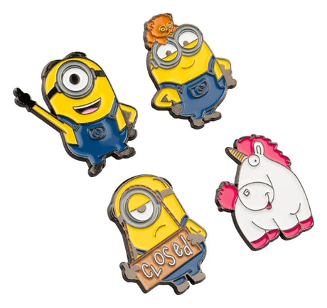 Grupo Erik Minions Ansteck-Pins 4er Set