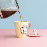 Grupo Erik Peanuts Tasse mit Deckel Premium Ver.