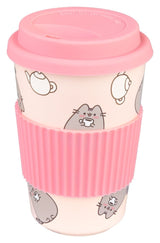 Grupo Erik Pusheen Keramikbecher mit Deckel 400 ml