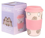 Grupo Erik Pusheen Keramikbecher mit Deckel 400 ml