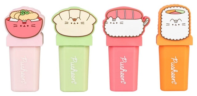 Grupo Erik Pusheen Sushi Roll Textmarker Mit Topper 4er Set