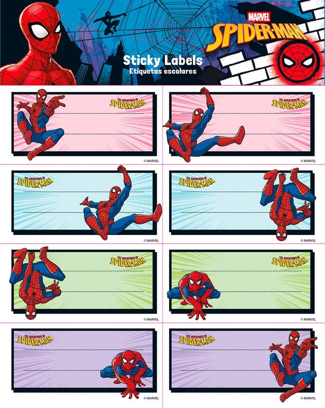 Grupo Erik Spider-Man Selbstklebende Etiketten