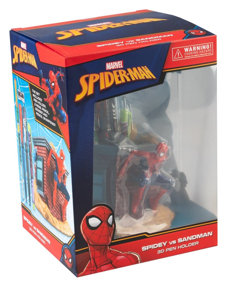 Grupo Erik Spider-Man Stiftehalter mit Schreibwaren-Set