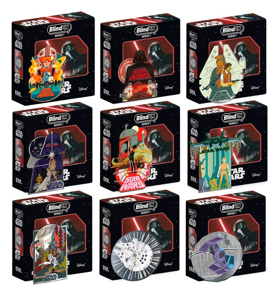 Grupo Erik Star Wars Serie 1 Display (24) Ansteck-Pins