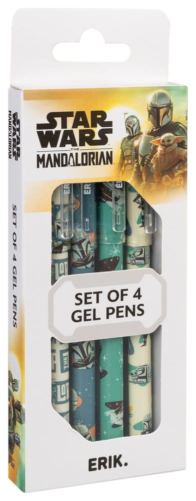Grupo Erik Star Wars The Mandalorian Radierbare Stifte Set (4)