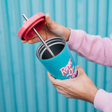 Grupo Erik Stranger Things Rink-O-Mania Becher Mit Strohhalm 550 Ml