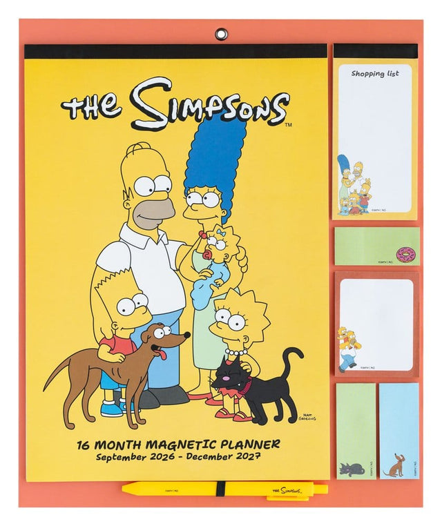 Grupo Erik The Simpsons 2026/27 magnetischer Planer
